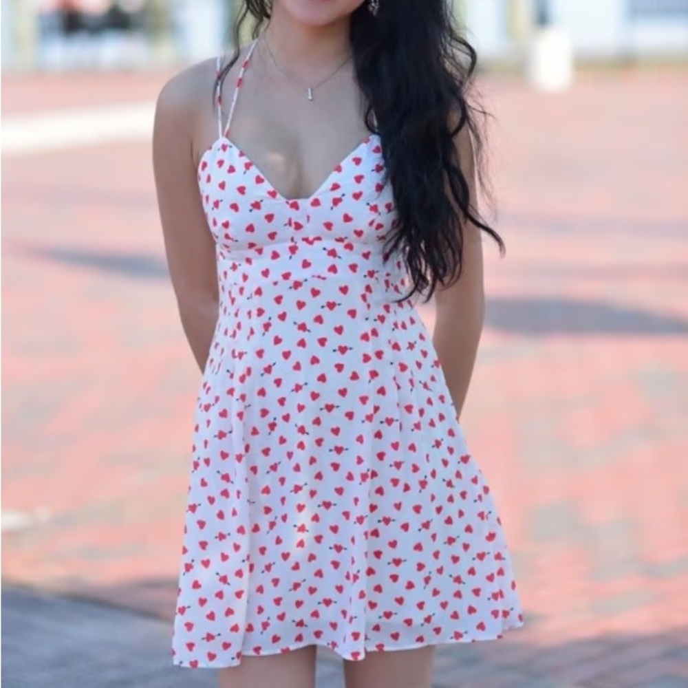 NWOT Express Heart Dress Size 4